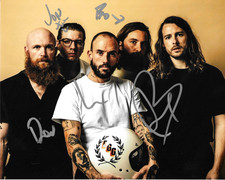 * IDLES * signed 8x10 photo * JOE TALBOT, MARK, LEE, JON & ADAM * COA *