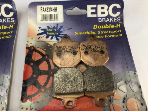 EBC BRAKE PADS FA433/4HH SET OF 2 PACKS DOUBLE H SINTERED - Picture 3 of 4