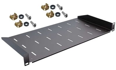 1 HE Trägereinschub 25 cm Wanne Rackwanne 19'' Rackablage Fachboden Rack Boden