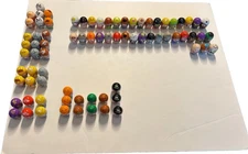 Mighty Beanz Beans 2017 - Lot Of 77 - See description & pictures for more Detail