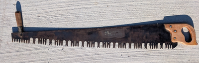 #ad WI Barn Antique Primitive 1 One Man quot;CRAFTSMANquot; 42quot; Crosscut Logging Saw BT $142.00