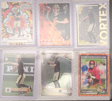Tyler Shough Rookie 2025 NFL Panini Donruss Score Elite Saints Trading Card Lot