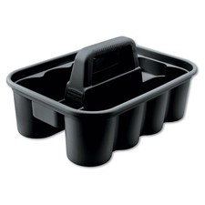Rubbermaid Commercial 315488BLA 15" x 7.4" 8-Comp. Carry Caddy - Black New
