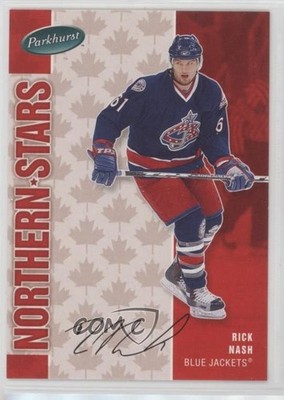 2005-06 Parkhurst Northern Stars Facsimile Auto 92/100 Rick Nash #576 0c3