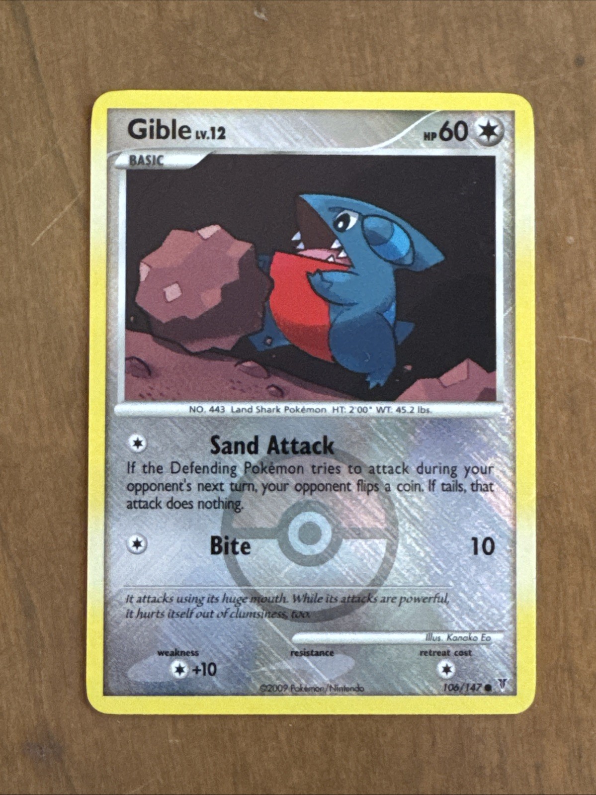 Gible - 106/147 (Championship Promo) - League & Championship Cards Pokemon Card