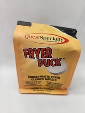 Quest specialty Fryer Puck 4oz Boil Out Deep Cleaner Tablets 5 Tabs