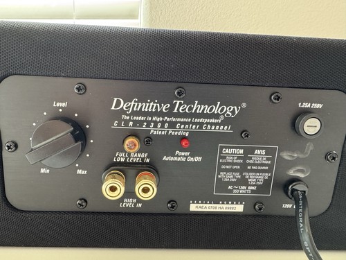 Definitive CLR-2300 | Center Channel Speaker + Subwoofer | Great Sound | READ - Picture 2 of 19