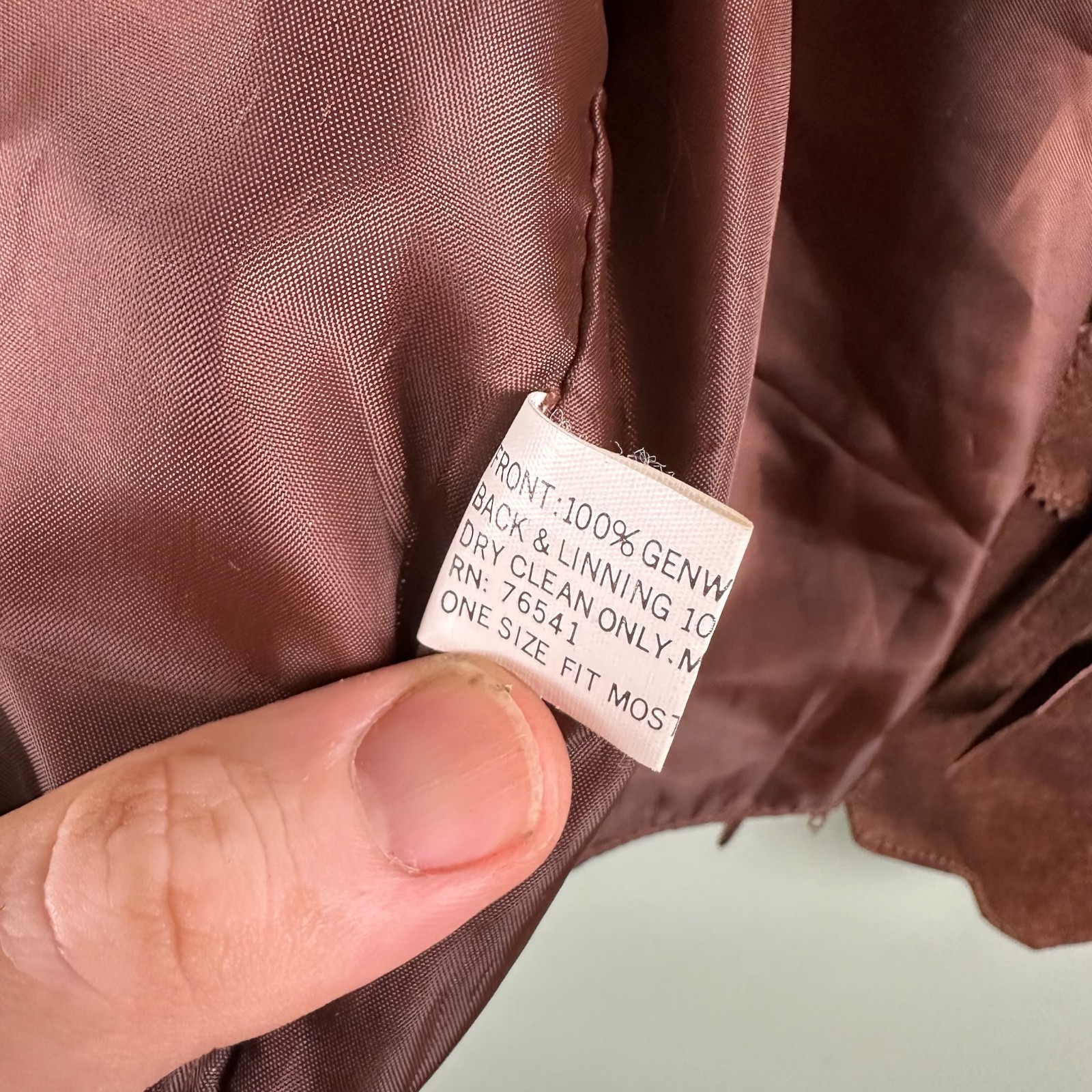 Idea Nuova Soft Leather Vest Women's M\L Brown Motorcycle Fringe Tassel Cowboy