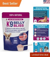 K9 Belly Bliss, All-Natural Gut Health for Dogs, Vet Approved Prebiotic for D...