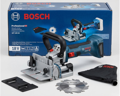 Akku   Flachdübelfräse 18V PRO GFF 18V-22 Bosch mit Zubehör Solo 0601620100