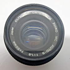 Vintage Olympus OM-System F.Zuiko Auto-S 50mm f/1.8 Lens
