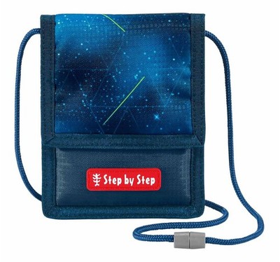 Step by Step Neck Pouch Brustbeutel Starship Galactus dunkelblau blau Neu