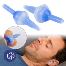 Innovative Inflatable Earplugs, Ultra-Comfy Reusable Noise-Reducing Earplugs KU