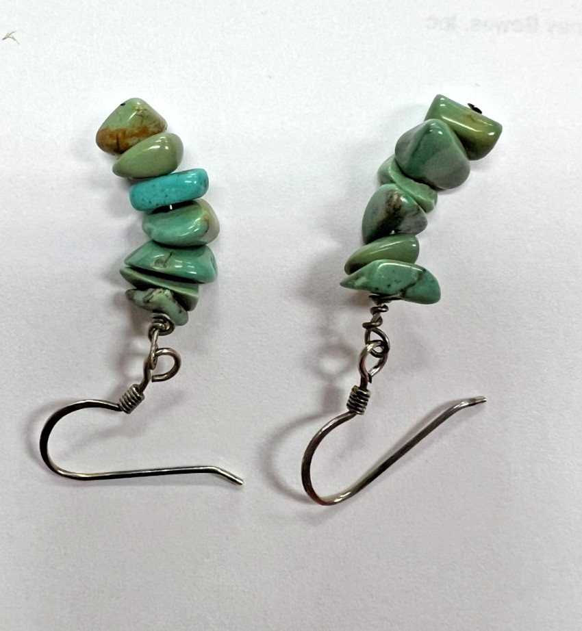 Unknown Designer Sterling Silver Multi-Stone Dang… - image 2