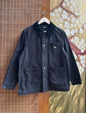 Dickies Duck Canvas Chore Coat Work Jacket Vintage Black Size L