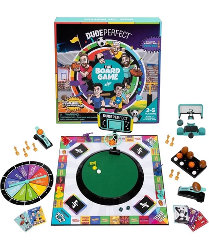 Dude Perfect Board Game Night: Skills & Action For All Ages Competitive Family
