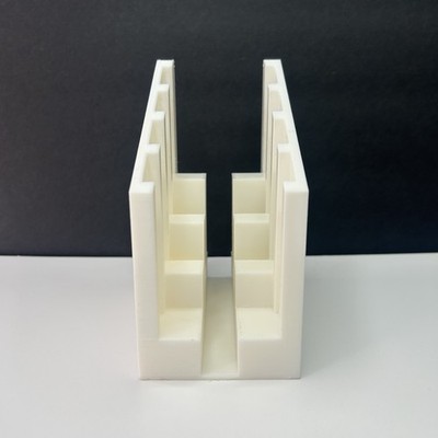 Nerd Miner Stand Up Bace 4 Slot Holder 3D Printed Solid PLA printed At 25% Infil