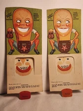 Pair Of Old Poll Parrot Shoes Advertising Paper Puppets