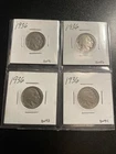 4 Diff Nickels Buffalo liberty Jefferson 1936 COINS SHOWN IN PHOTOS