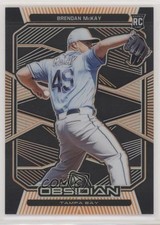2020 Panini Chronicles Obsidian Electric Etch Orange 16/50 Brendan McKay #4 2l4