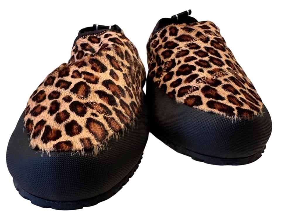 Zapatillas P-448 Laby Estampado Leopardo Talla 9 EU 40 Cabello de pantorrilla Anthropologie Nuevas sin caja $189 Foto 3 de 4