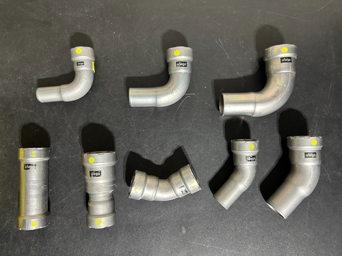 VIEGA MEGAPRESS PROPRESS FITTINGS QTY (8)  1/2" +  3/4"  +  1"