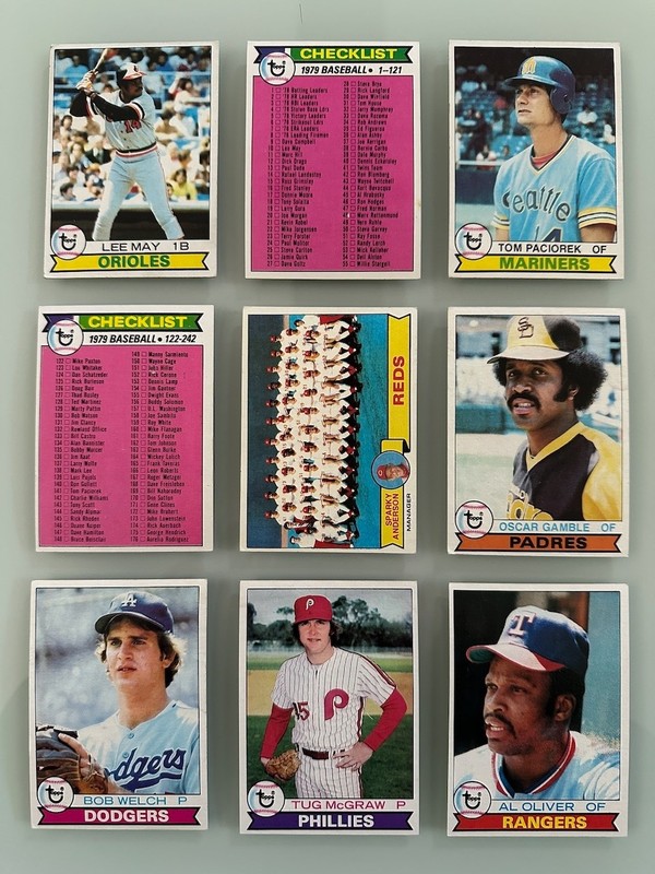 1979 Topps (McGraw, Welch, Nettles, Dent, Griffey Sr.) Lot of (18) EX or Better