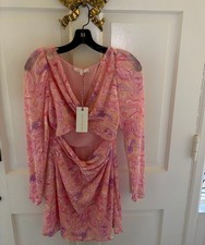 LoveShackFancy:  Nanita Cut-Out pleated dress  (SIZE 4)