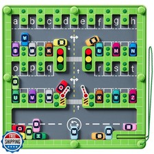 zhiwuzhu Magnetic Alphabet Maze,Montessori Toys,Alphabet Puzzle T