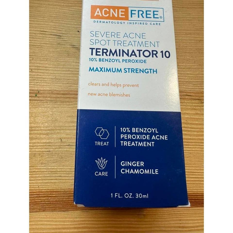 Lote de 3 Tratamiento de manchas de acné severo Terminator 10 sin acné 1 oz Foto 2 de 4
