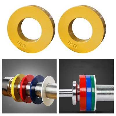 2x Stahl gebrochene olympische Platten Accurate Micro Weight Plate Progressive