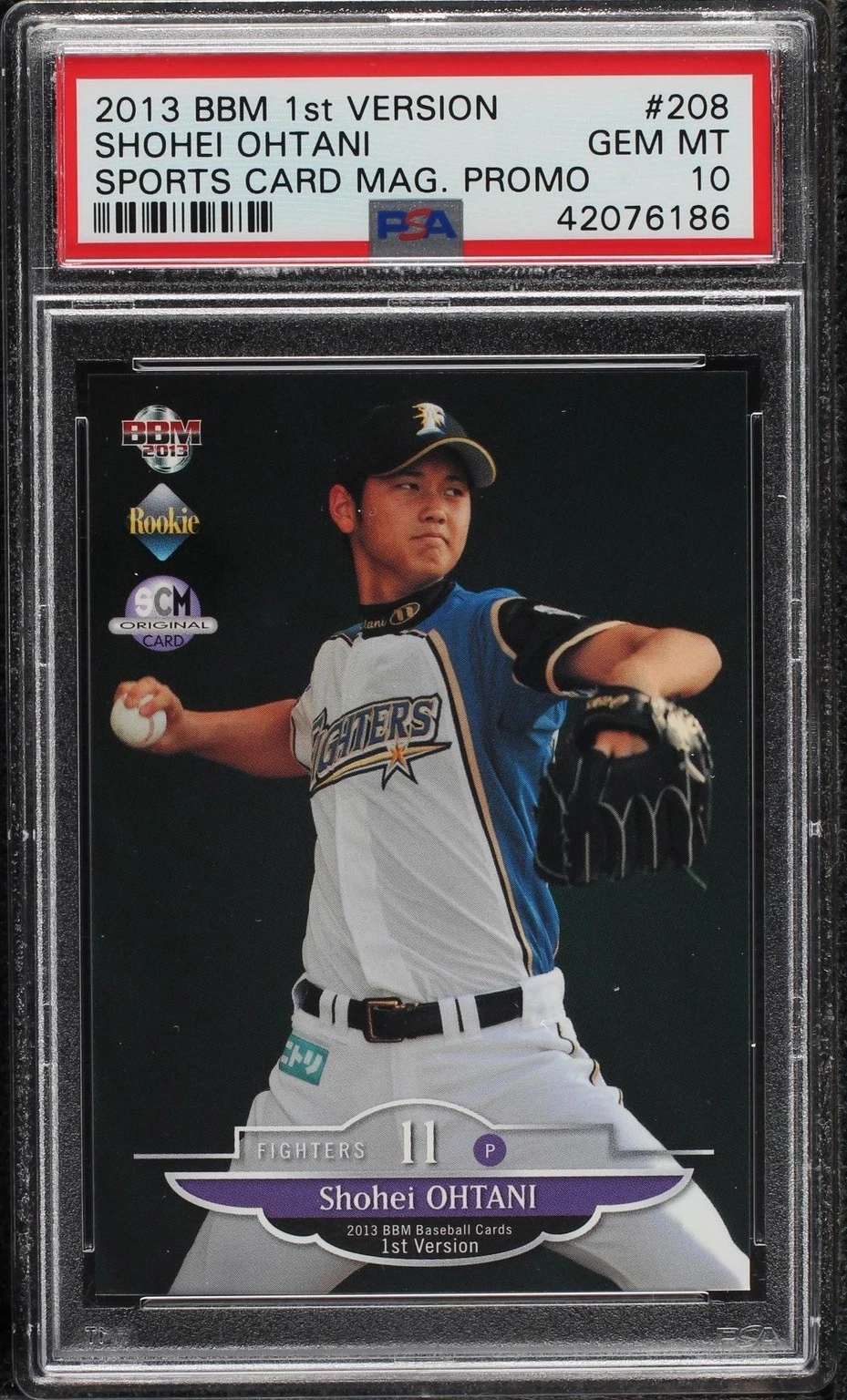 2014 Bbm Hokkaido Nippon-Ham Fighters - Shohei Ohtani #F02 for
