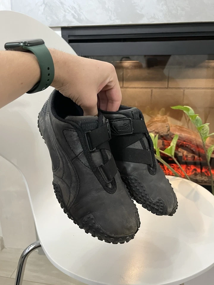 🔥90'S PUMA MOSTRO LEATHER STRAPS SNEAKERS VINTAGE SHOES BUDOKA SATORI VIBE - Image 4 of 4