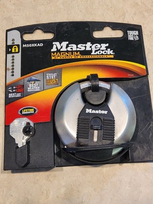 Master Lock M50XKAD / M50XD Magnum Shrouded Padlock 3-1/8'' w/ Keyway Cover