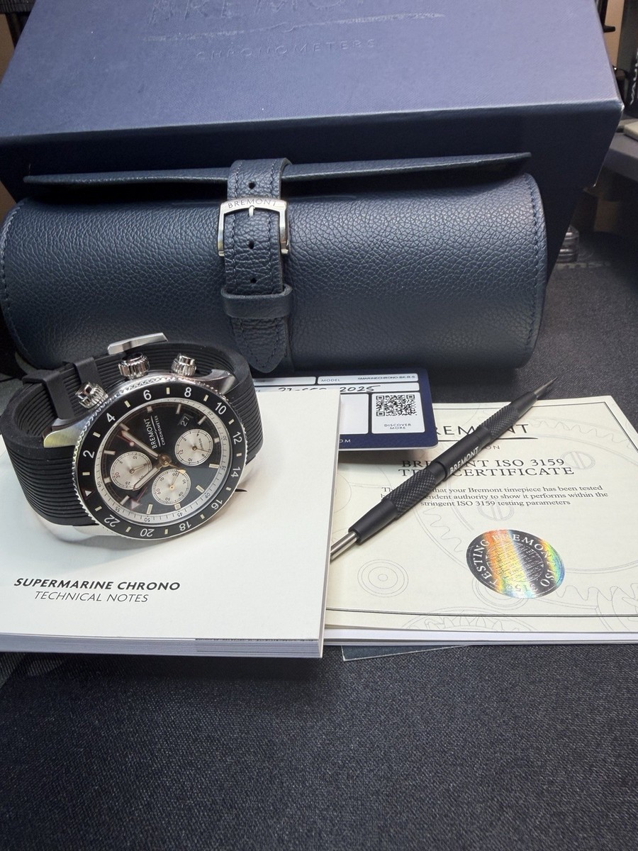 Bremont Supermarine Smarinechrono-BK-R-S, Watch Winder Incl View 5