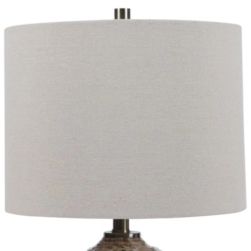Uttermost 28343-1 Lagos 22" Tall Vase Table Lamp - Aged Taupe - Picture 6 of 6