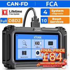 2026 XTOOL D5 OBD2 Scanner Engine ABS SRS Transmission Car Diagnostic Tool 5.45"