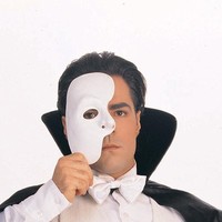 Phantom Of The Opera Half Mask Blank Male Costume Face White Mask Paintable Phantom Of The Opera Half Mask Blank Male Costume Face White Mask Paintable