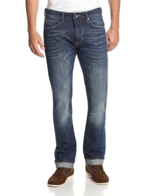 Parasuco Soho Selvedge Denim Men s Classic Straight Jeans Indigo $150 NEW 33x34