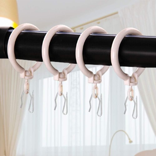 Metall Gardinenhaken, 200 Stück Gardinenhaken Stifte Edelstahl Pin-On Haken für W - Bild 6 von 7