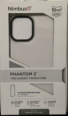Nimbus9 Phantom Series Flexible Case for Apple iPhone 12 Pro Max Clear 