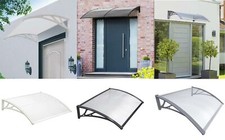 DURABLE DOOR CANOPY AWNING FRONT BACK PATIO PORCH SHADE SHELTER RAIN COVER LARGE