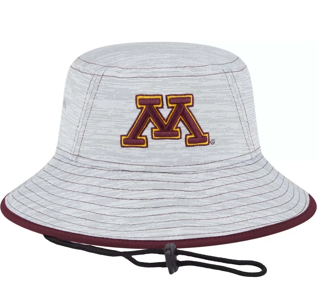 Minnesota Golden Gophers White Unisex Bucket Hat S/M Nike Minnesota Golden Gophers 2025 On-Field Boonie  main image 3