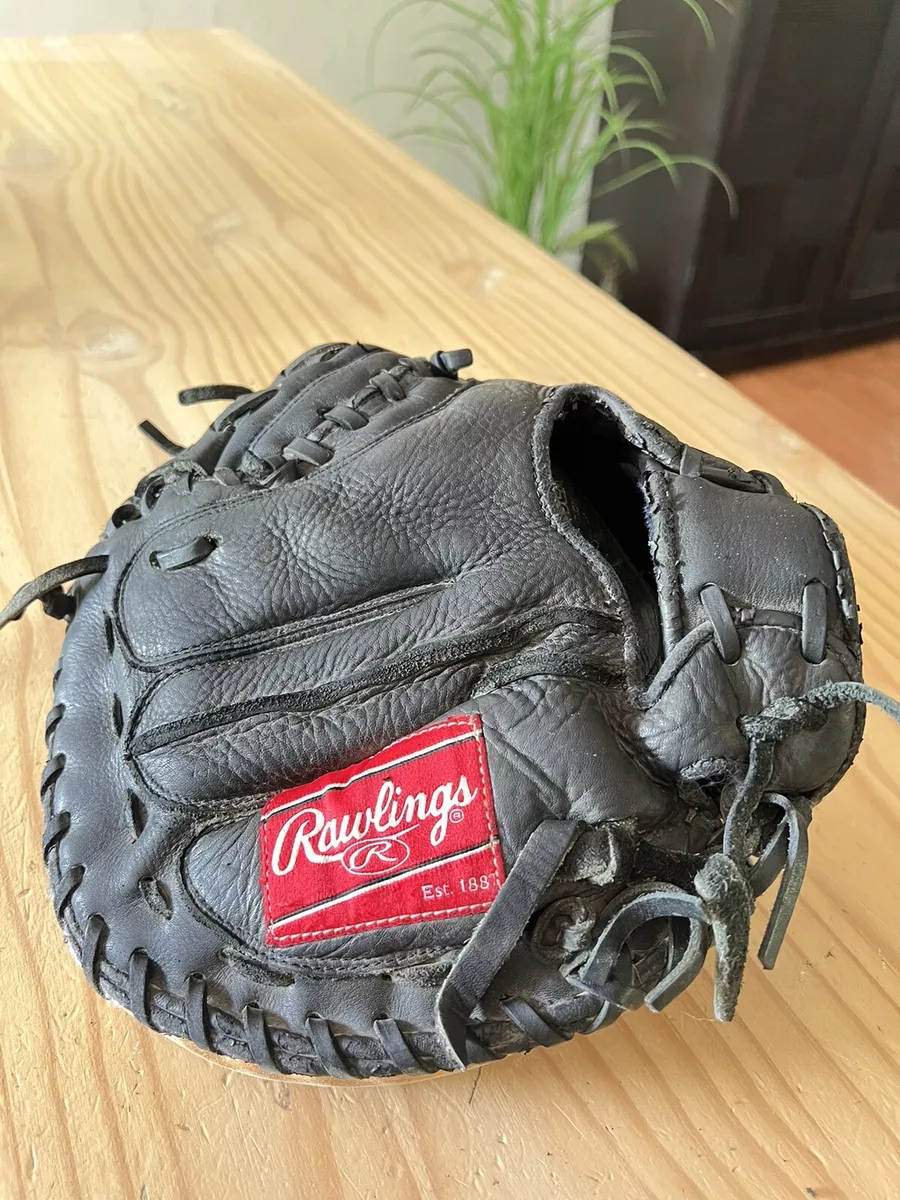 Black rawlings catchers mitt sales
