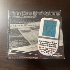 The New York Times By Excalibur Electronic Crossword Puzzle NY10 Open Box