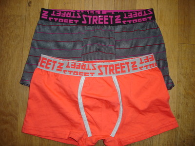 ENVOG 2er SET Boxershorts Baumwolle Gr. 2 = S