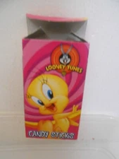 Looney Tunes Empty Sweet Cigarette Pkt. Tweety Pie  & Space Jam Characters back