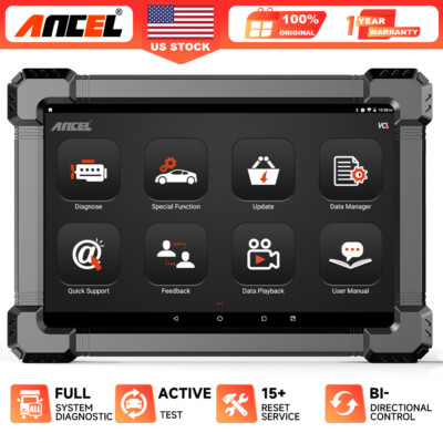 Car All System OBD2 Diagnostic Scanner 15 Reset Functions Active Test ANCEL X7