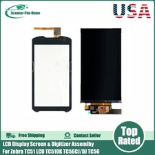 For Zebra TC51 LCD TC510K TC56CJ/DJ TC56 LCD Display Screen  Digitizer Assemlby