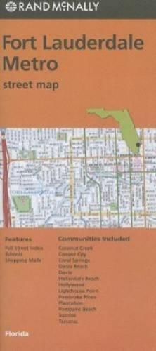 Rand McNally Fort Lauderdale Metro, Florida Street Map (Map) - Afbeelding 1 van 1